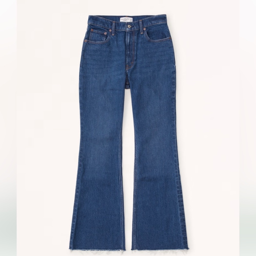 NWOT abercrombie curve love high rise vintage flare denim pants